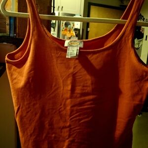 Talbots Coral/Orange Tank Top